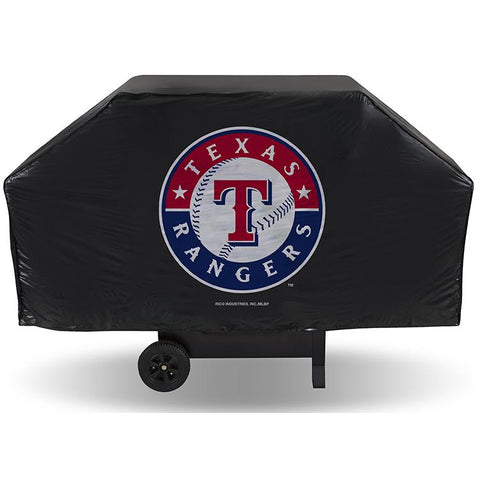 MLB Texas Rangers 68 Inch Vinyl Economy Gas / Charcoal Grill Cover