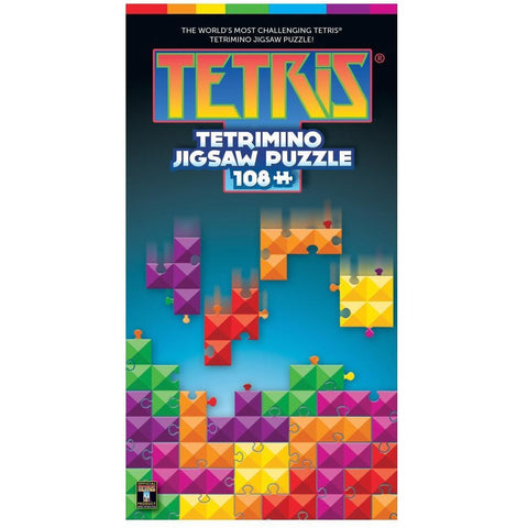 Tetris Tetrimino Jigsaw Puzzle 108 Piece Masterpieces Puzzles Co.