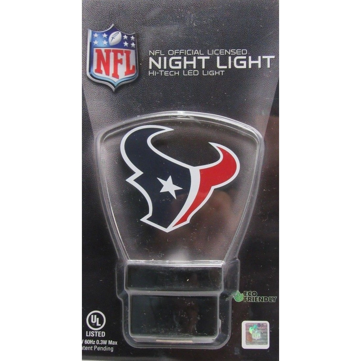NFL Hi-Tech LED Night Light Made by Authentic Street Signs