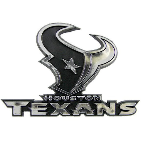 NFL Houston Texans 3-D Auto Team Chrome Emblem Team ProMark