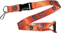 MLB Detroit Tigers Thick D & Name on Orange Lanyard Detachable Buckle 23" L 3/4" W by Aminco