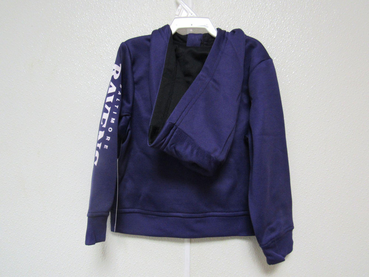 NFL Baltimore Ravens Team Logo Boys Purple Hooded Jacket 2T by Gerber