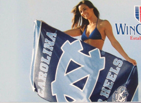 NCAA North Carolina Vertical Logo Beach Towel 30"x60" WinCraft