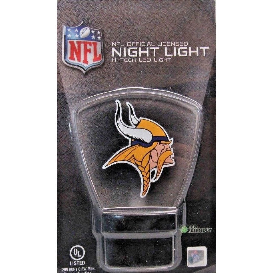 NFL Hi-Tech LED Night Light Made by Authentic Street Signs