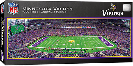 NFL Minnesota Vikings Panoramic 1000pc Puzzle by Masterpieces Puzzles