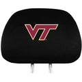 NCAA Virginia Tech Hokies Headrest Cover Embroidered Logo Set of 2 by Team ProMark