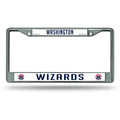 NBA NIB Chrome License Plate Frame Washington Wizards Thick Raised Letters