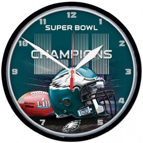 Philadelphia Eagles Super Bowl LII Champion Wall Clock WinCraft