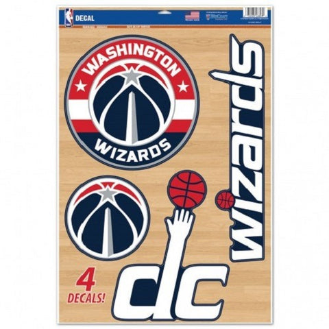 NBA Washington Wizards Ultra Decals Set of 5 By WinCraft