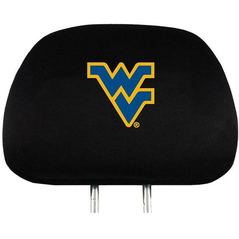 NCAA West Virginia Mountaineers Headrest Cover Embroidered Logo Set of 2 by Team ProMark
