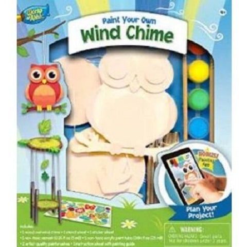 MasterPieces Works of Ahhh... Owl Wind Chime Wood Paint Kit 21638