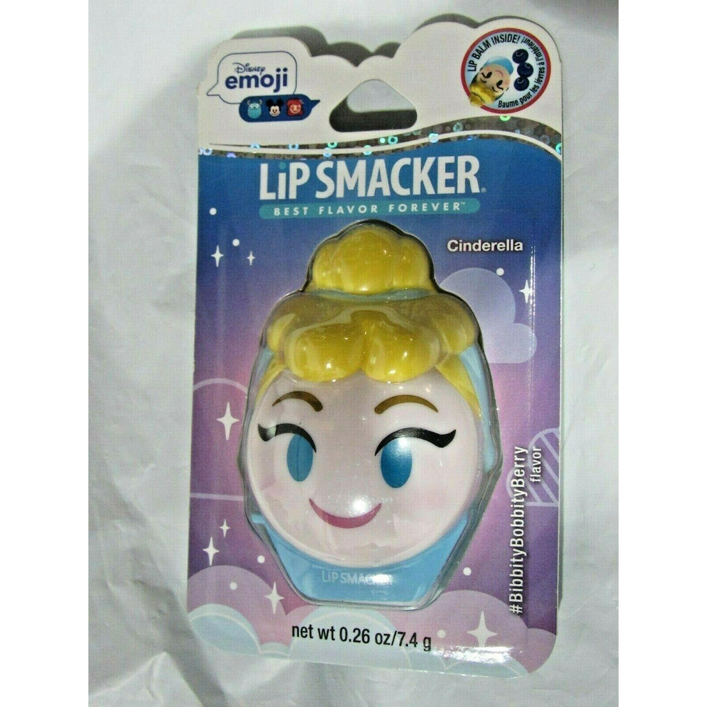 Lip Smacker Disney emoji Cinderella Lip Balm Flavor BibbityBobbityBerry wt .26oz