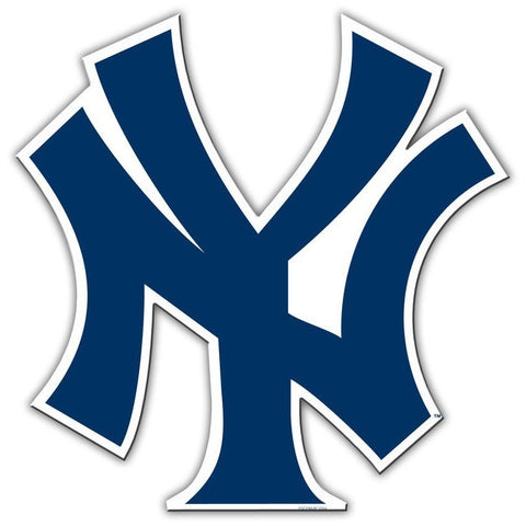 MLB New York Yankees Logo on 12 inch Auto Magnet
