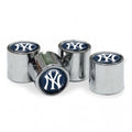 MLB New York Yankees Chrome Tire Valve Stem Caps by WinCraft
