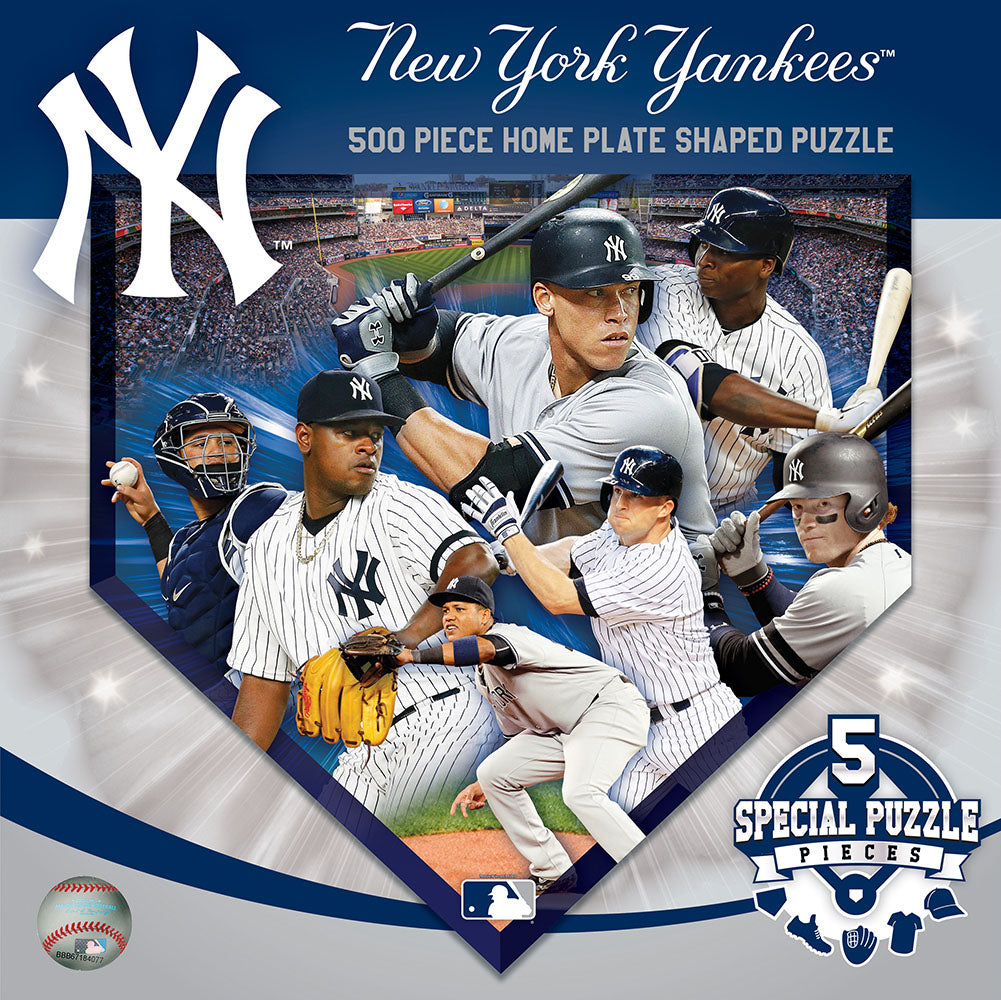 MLB Home Plate Shaped 500 pc Puzzle by Masterpieces Puzzles