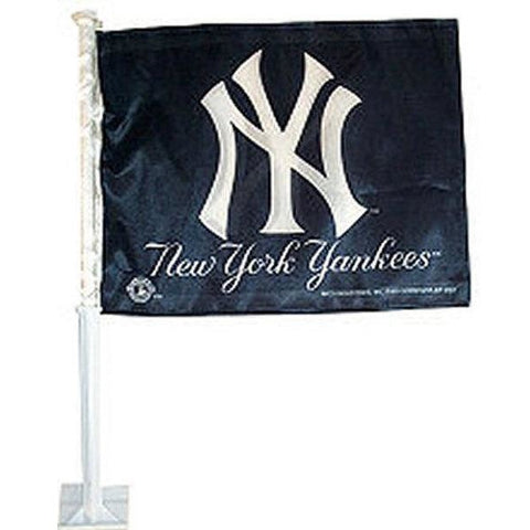MLB Logo New York Yankees Blue Window Car Flag RICO or Fremont Die