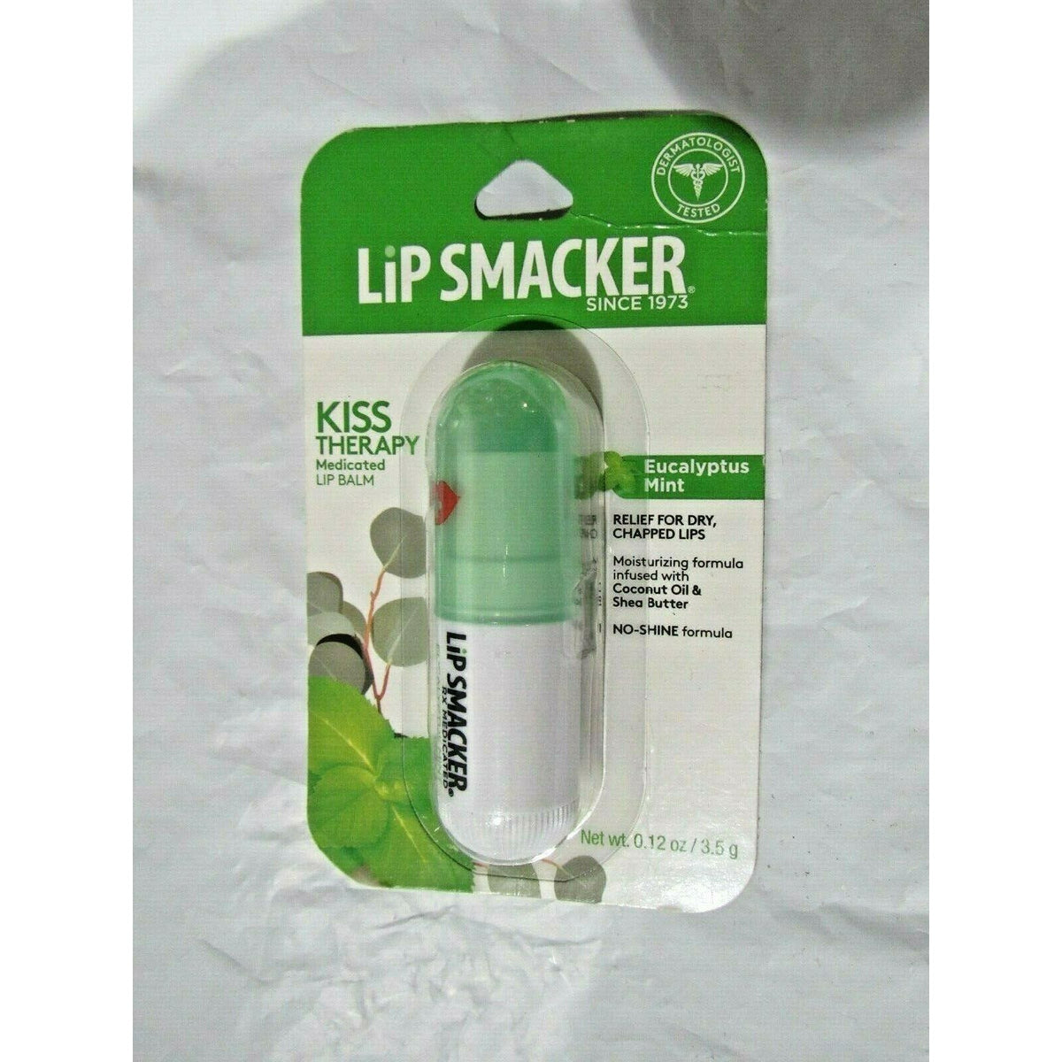 Lip Smackers Kiss Therapy SPF30 Lip Balm Flavor Eucalyptus Mint net wt .12oz