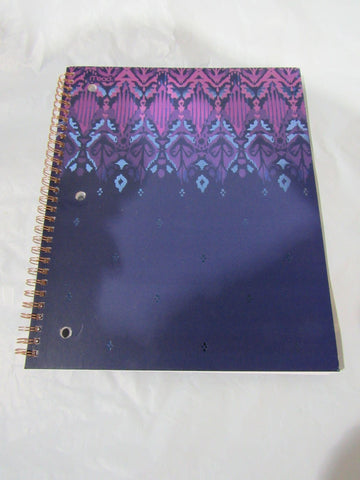 Mead Purple PRETTY Please Notebook 80 pages Collage Rule 10.5″ by 8″ w/Neat Sheet