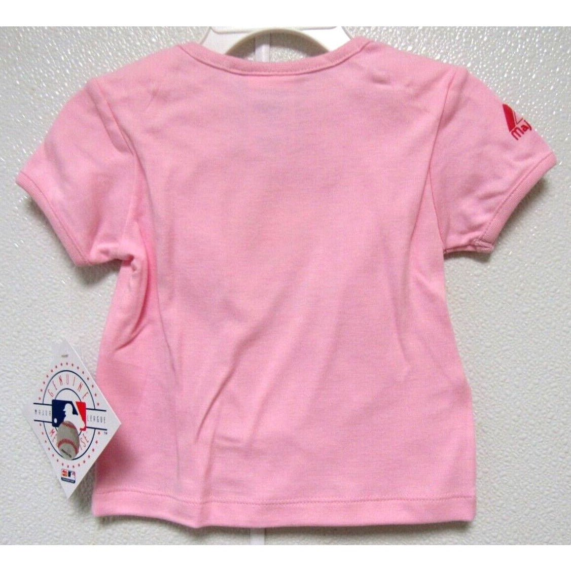 Philadelphia Phillies Infant "My First Tee" in Blue Red on Pink 18M Majestic