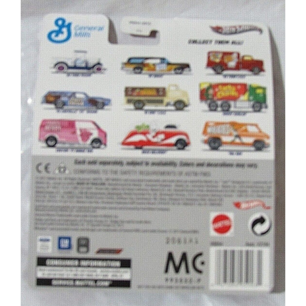 2011 HOT WHEELS GENERAL MILLS '70s Van - WHEETIES