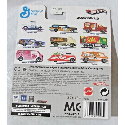 2011 HOT WHEELS GENERAL MILLS '51 GMC COE - HONEY NUT CHEERIOS