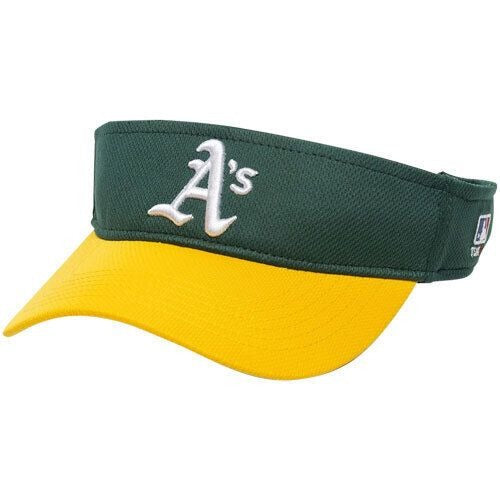 MLB Oakland Athletics Raised Replica Mesh Baseball Visor 185 Adult