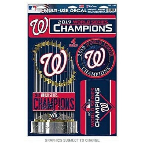 MLB Washington Nationals 2019 World Series Champions 11"x17" Ultra Decal Sticker
