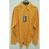 NBA Los Angeles Lakers Gold Button Up Dress Shirt by Headmaster Designer Label Size XL