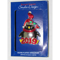 Christmas Ornament 2019 on Mini Penguin 2" by 1.5" Regent Square Studio Design