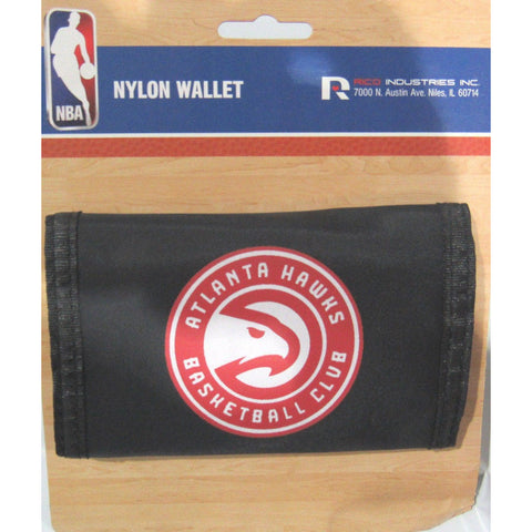 NBA Atlanta Hawks Tri-fold Nylon Wallet with Printed Logo