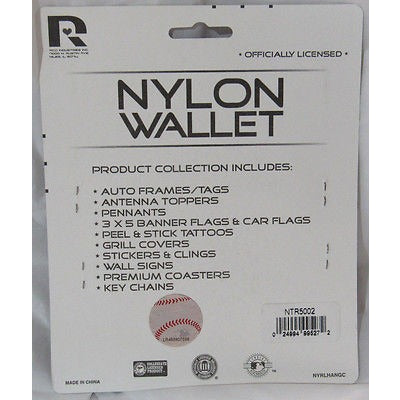 MLB Kansas City Royals Tri-fold Nylon Wallet with Printed Logo