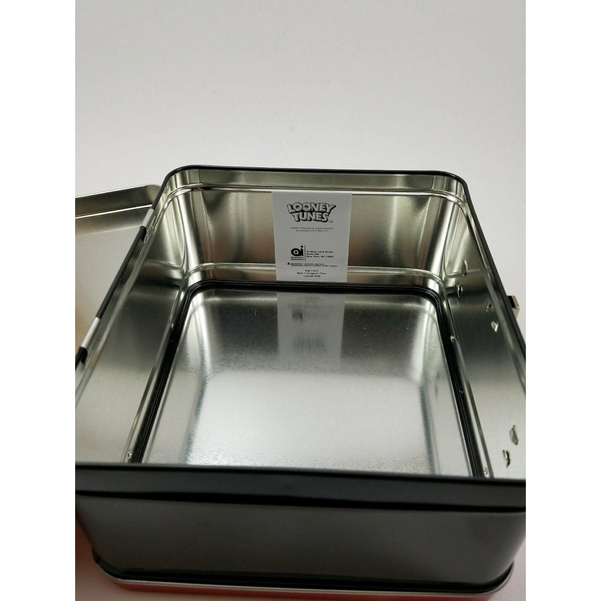 Metal Looney Tunes Steel Tin Lunch Box Collector Collection Bugs Bunny Taz