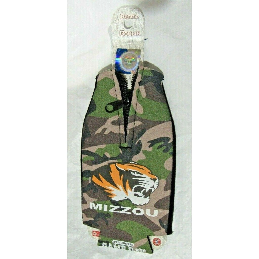NCAA Missouri Tigers on Camouflage Bottle Coolie Game Day Outfitters