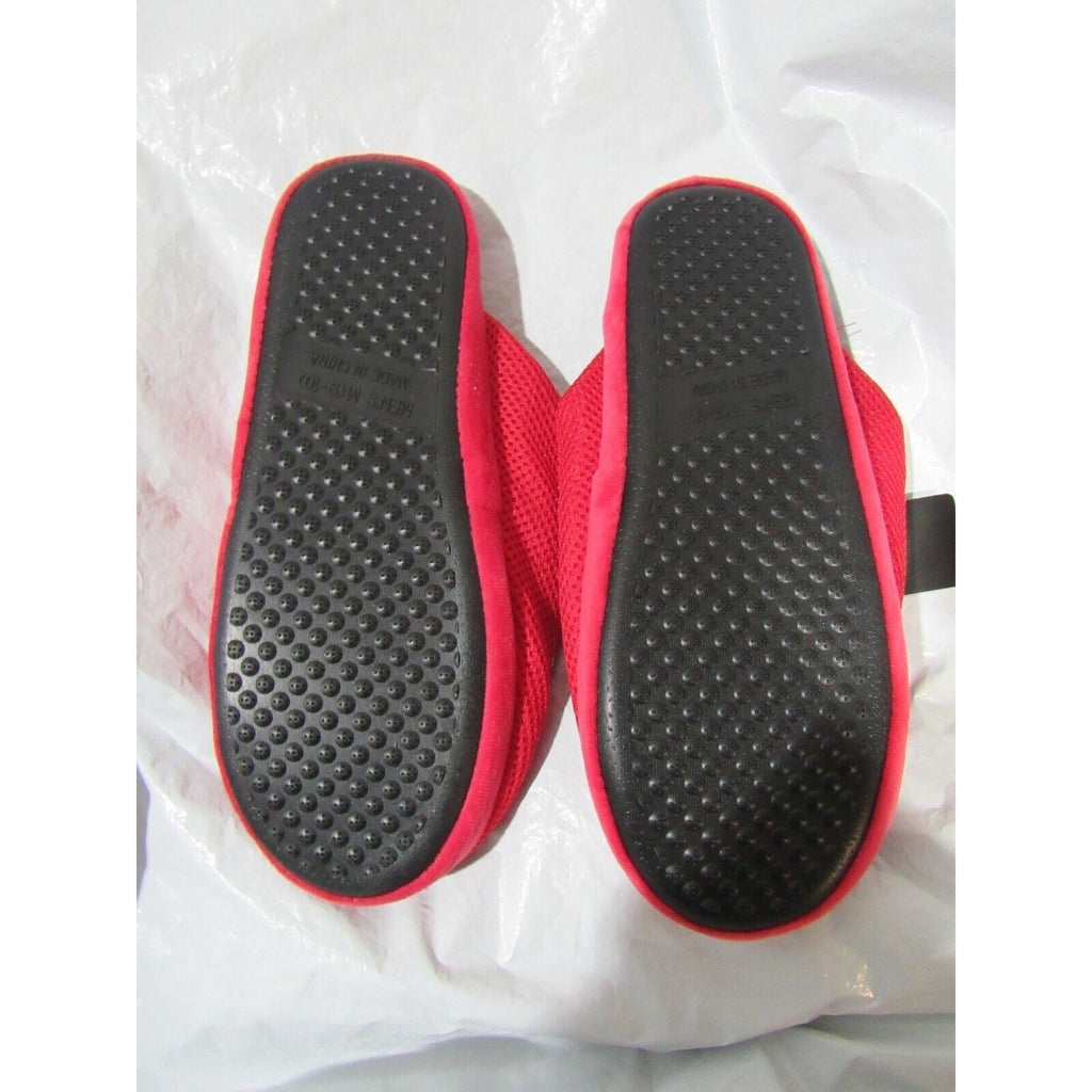 NFL Atlanta Falcons Logo on Mesh Slide Slippers Dot Sole Size Men Large by FOCO