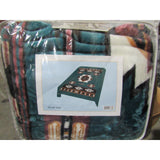 EL TORO "Mint" No. 487 Native American Design Plush Blanket Queen