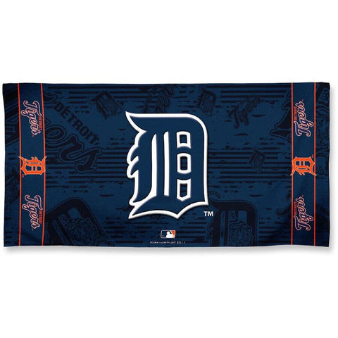 MLB Detroit Tigers Horizontal Logo Beach Towel 30"x60" WinCraft