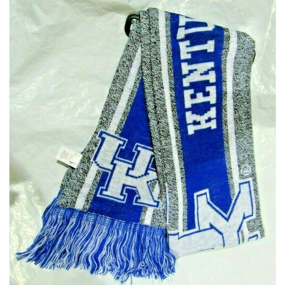 NCAA Kentucky Wildcats 2021 Gray Big Logo Scarf 64" by 7" by FOCO