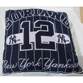 MLB NWT 20x20 JACQUARD PILLOW - NEW YORK YANKEES- ALFONSO SORIANO #12