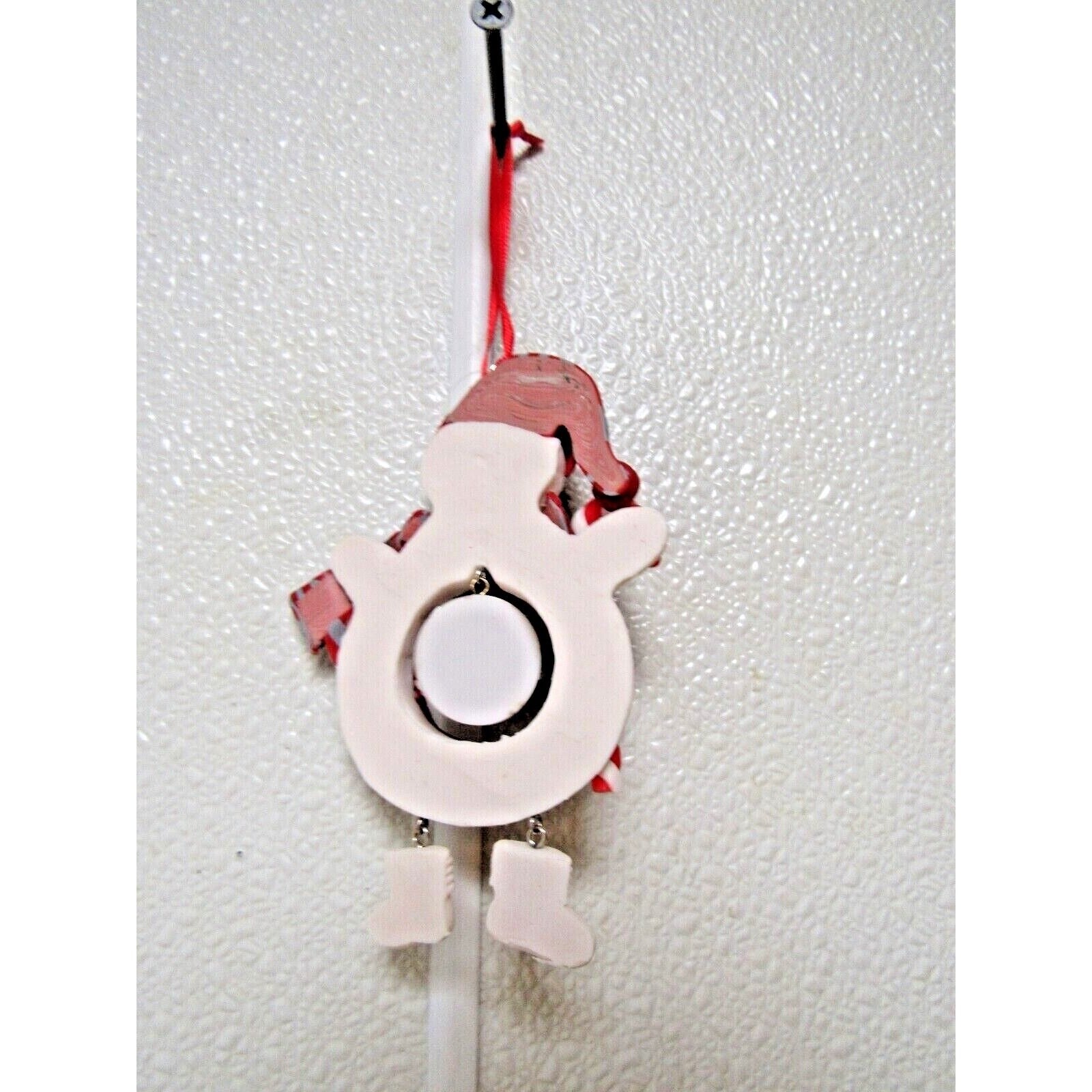 NCAA Alabama Crimson Tide Clay Dough Snowman Ornament by Team Sports America