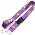 NBA Los Angeles Lakers Logo on Purple Lanyard Detachable Buckle 23"X1" by Aminco