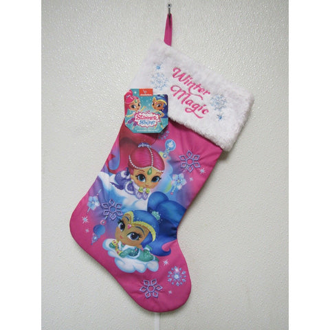 Nickelodeon Shimmer and Shine  18"  Satin Christmas Holiday Stocking by Ruz