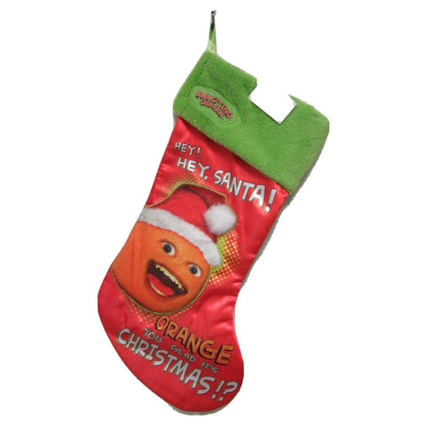 Annoying Orange Hey! Hey, Santa!... 17.5" Christmas Stocking by Kurt S. Adler