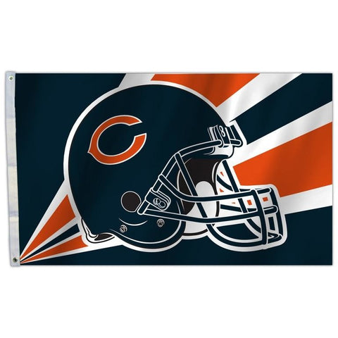 NFL 3' x 5' Team Helmet Flag Chicago Bears by Fremont Die