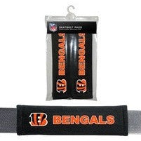 NFL Cincinnati Bengals Velour Seat Belt Pads 2 Pack by Fremont Die