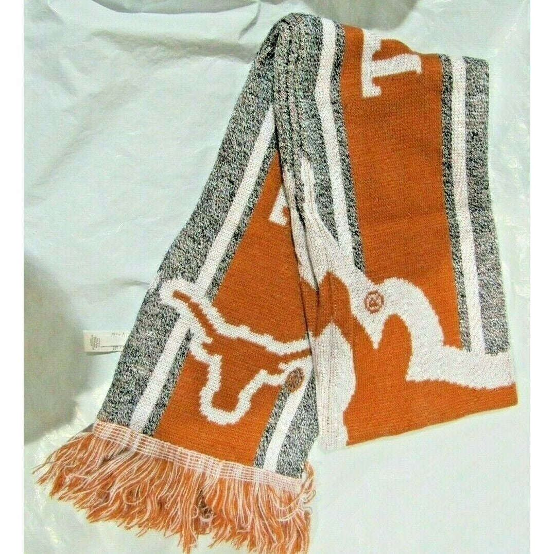 NCAA Texas Longhorns 2021 Gray Big Logo Scarf 64" by 7" by FOCO