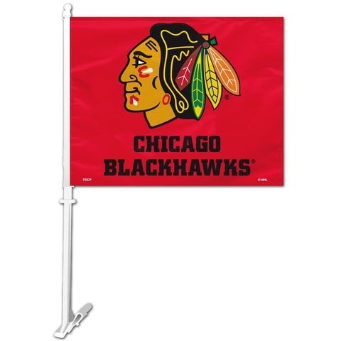 NHL Chicago Blackhawks Logo Window Car Flag RICO or Fremont Die