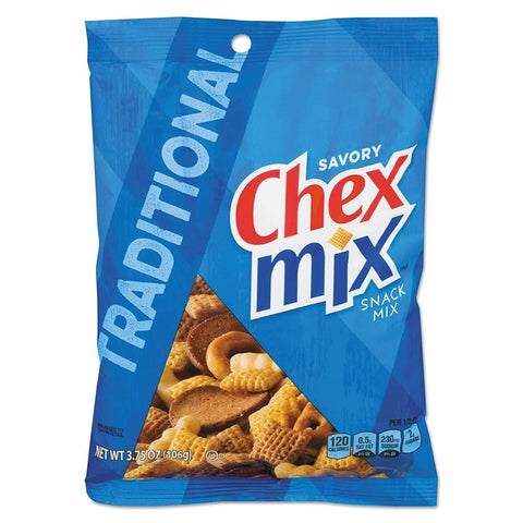 8 bags Chex Mix Traditional Snack Mix 3.75 Oz Best By Date March 12 24 2023