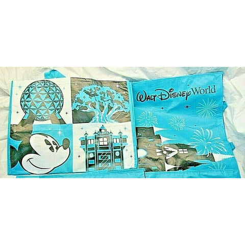 Single Walt Disney World Cinderella Castle Large Reusable Shopping Tote Bags