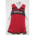 NFL Arizona Cardinals Girls Cheer Jumper Dress with Turtleneck Set Large 14
