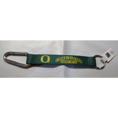 NCAA Oregon Ducks Wristlet Carabiner w/Key Ring 8.5" long by Aminco